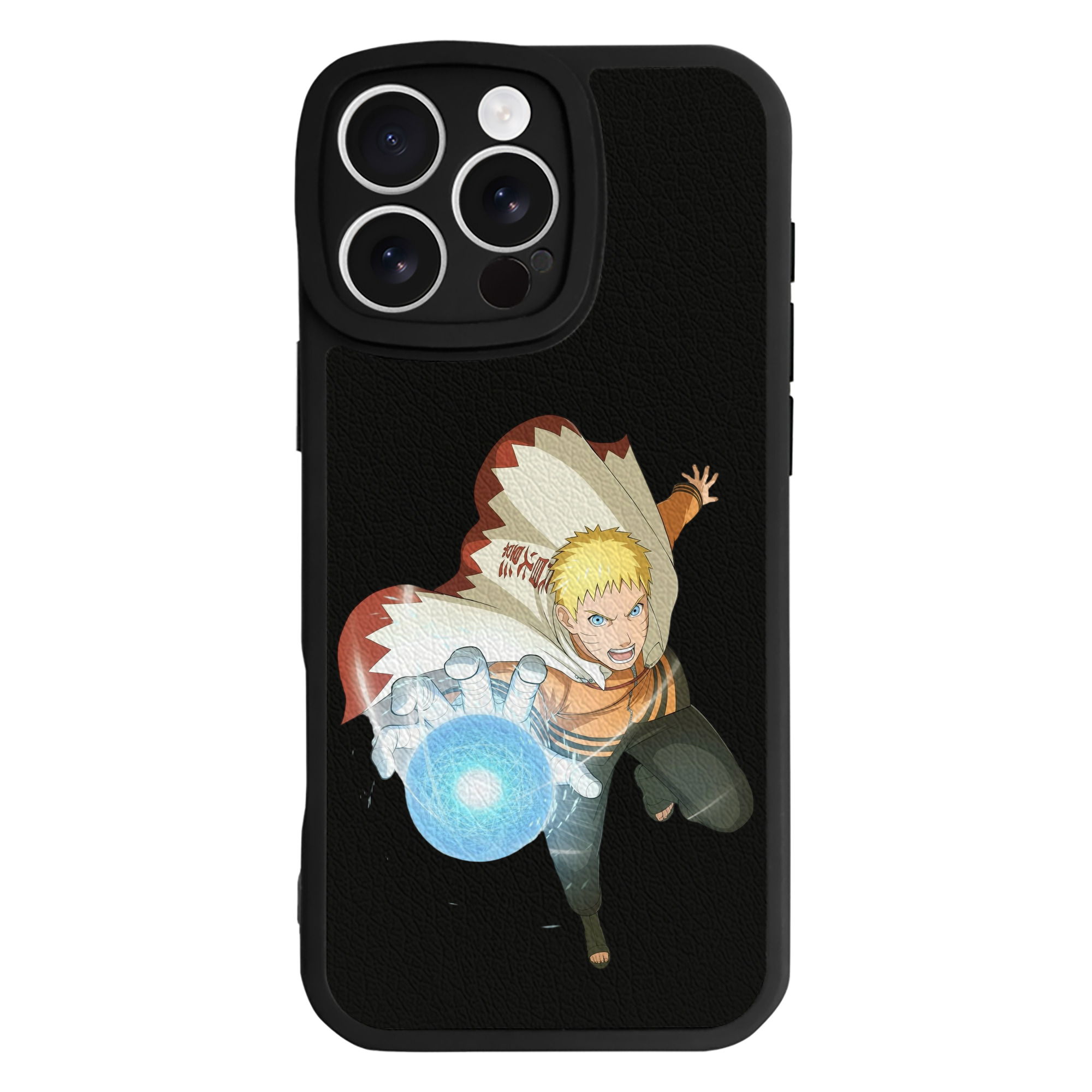 （画像用） NARUTO -ナルト- うずまき ナルト Uzumaki Naruto 【iPhone 16シリーズ対応】シリコンスマホケース（レザー調） 材質：シリコン
